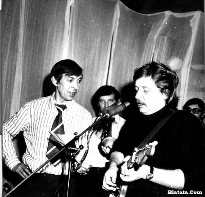 Аркадий Северный на записи концерта Проводы 1977 года 16