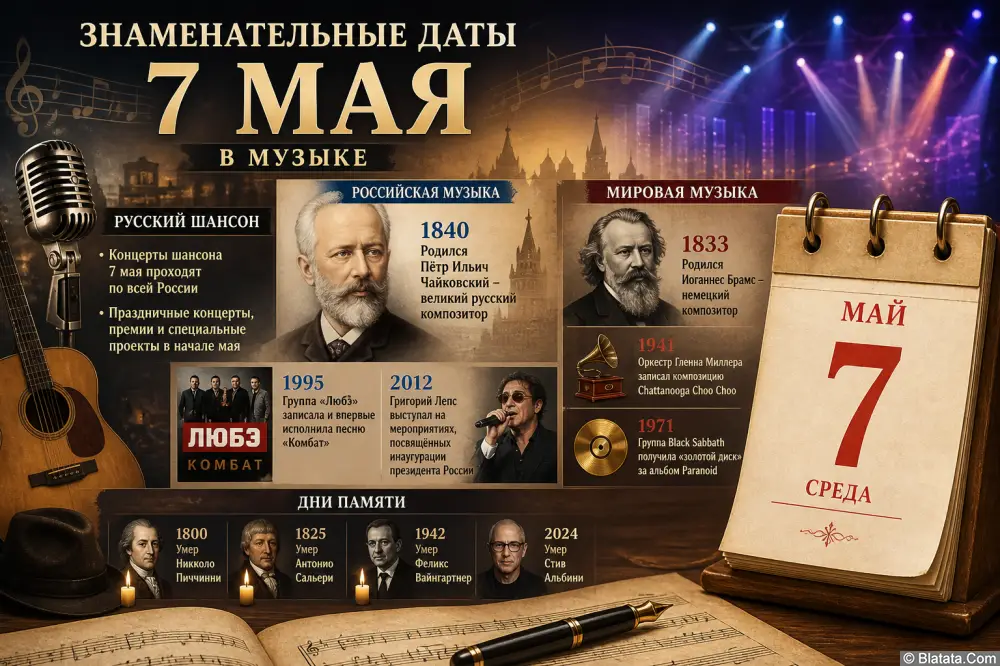 Знаменательные даты 7 мая