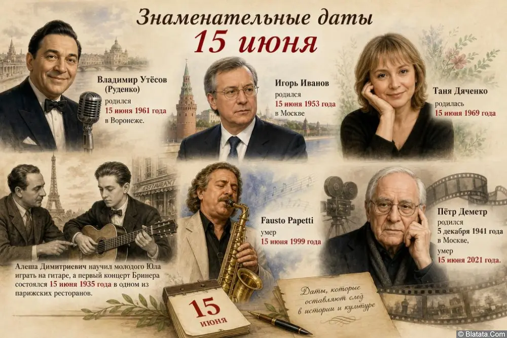 Знаменательные и памятные даты 15 июня Знаменательные и памятные даты 15 июня