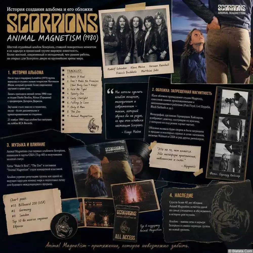 История создания альбома и его обложки Scorpions &ndash; Animal Magnetism (1980)