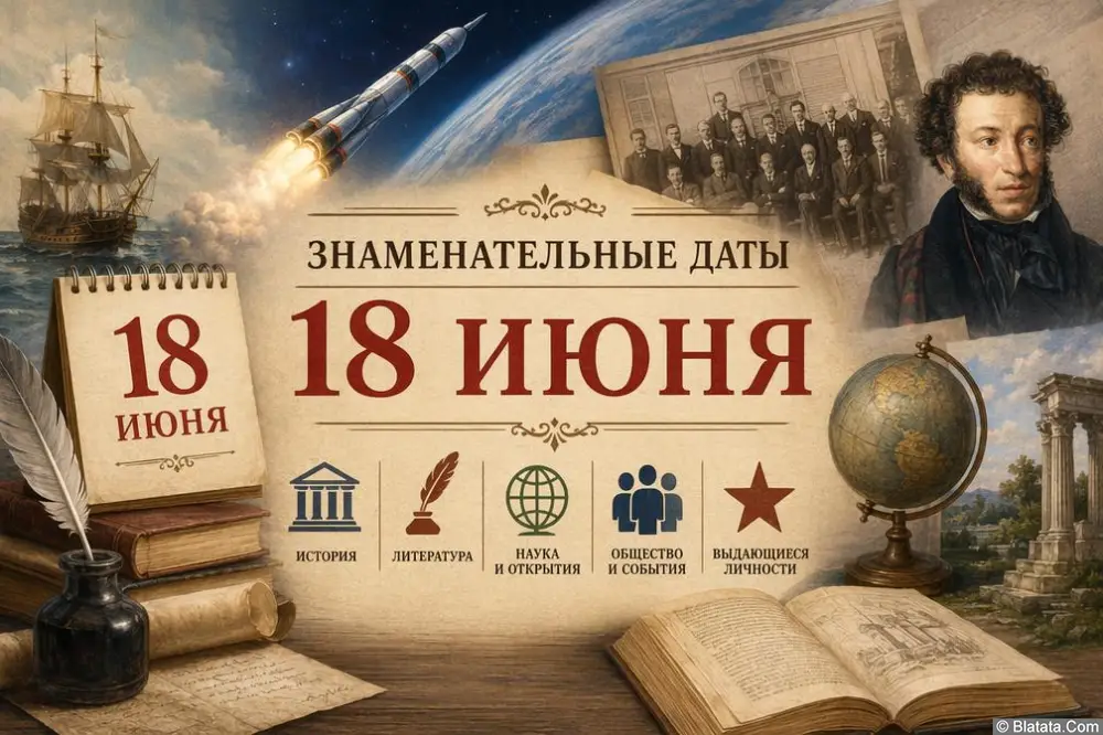 Знаменательные и памятные даты 18 июня