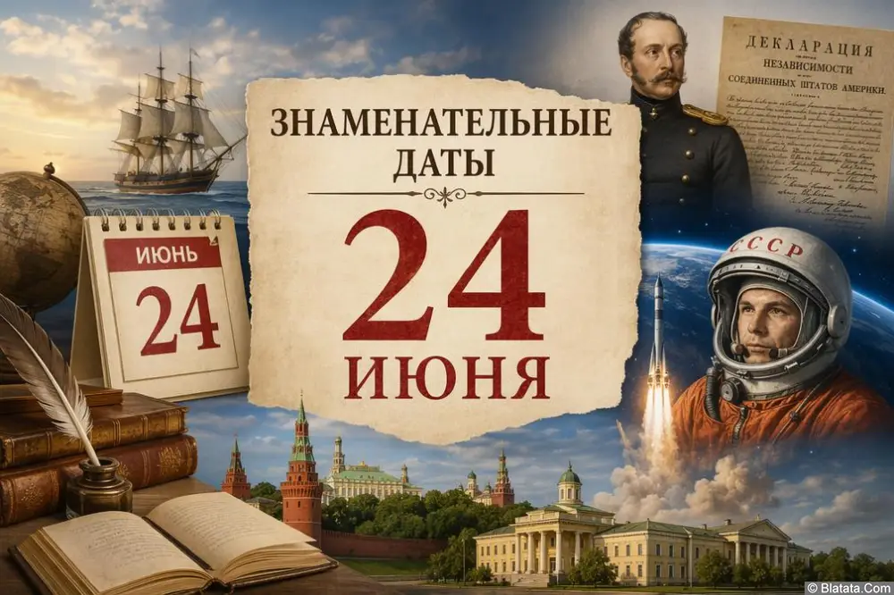 Знаменательные даты 24 июня