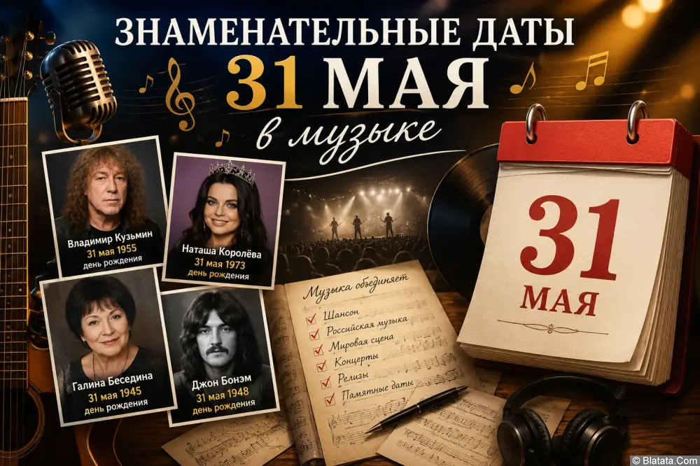 Знаменательные даты 31 мая