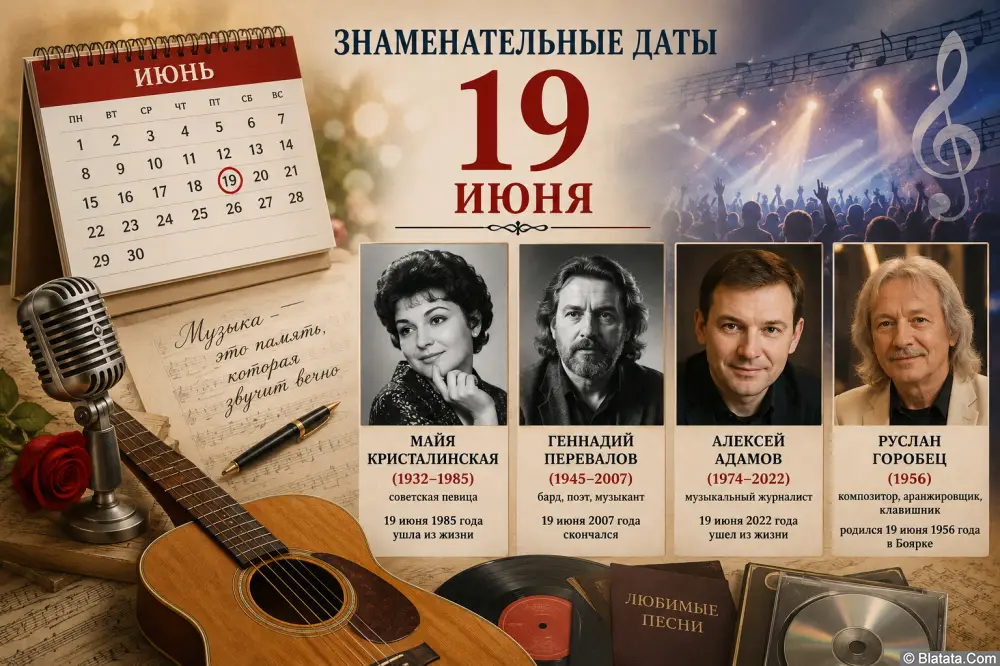 Знаменательные даты 19 июня Знаменательные даты 19 июня