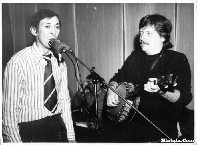 Аркадий Северный на записи концерта Проводы 1977 года 20