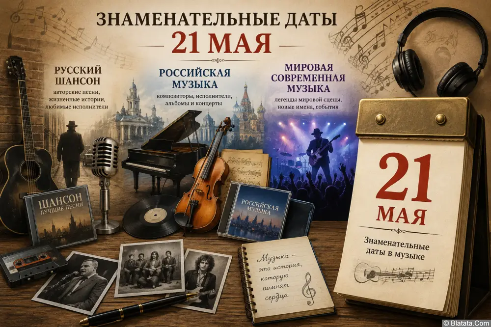 Знаменательные даты 21 мая