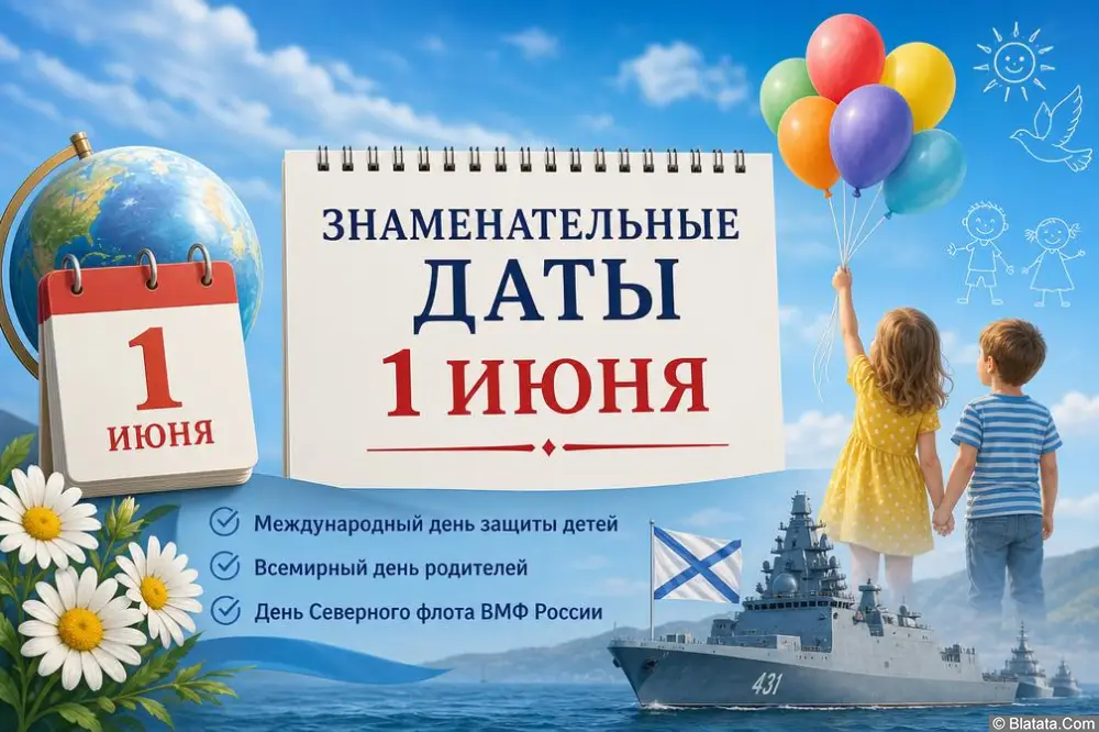 Знаменательные даты 1 июня
