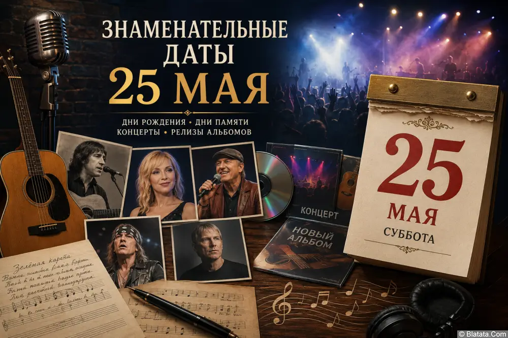 Знаменательные даты 25 мая