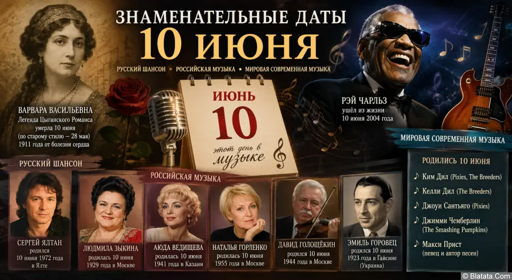 Знаменательные даты 10 июня Знаменательные даты 10 июня