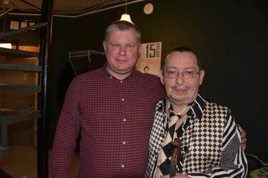 Алексей Дулькевич и Михаил Дюков на фестивале памяти Аркадия Северного 2019