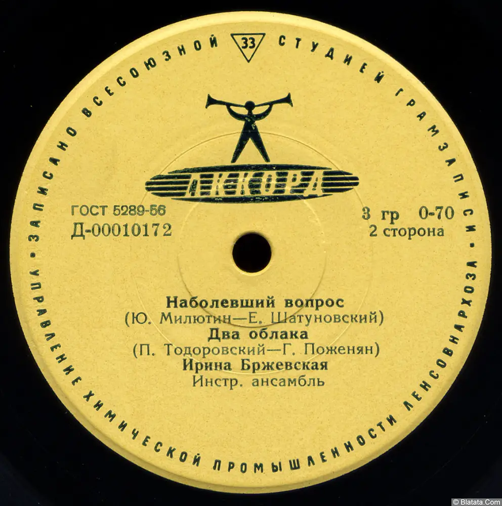 Ирина Бржевская - Праздничная песенка (1962)