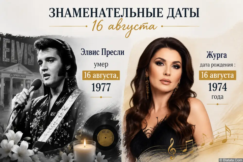 Знаменательные даты 16 августа