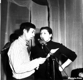 Аркадий Северный на записи концерта Проводы 1977 года 10