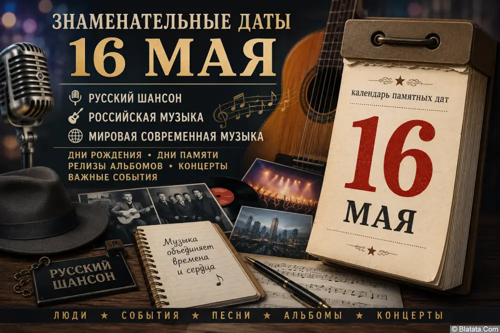 Знаменательные даты 16 мая