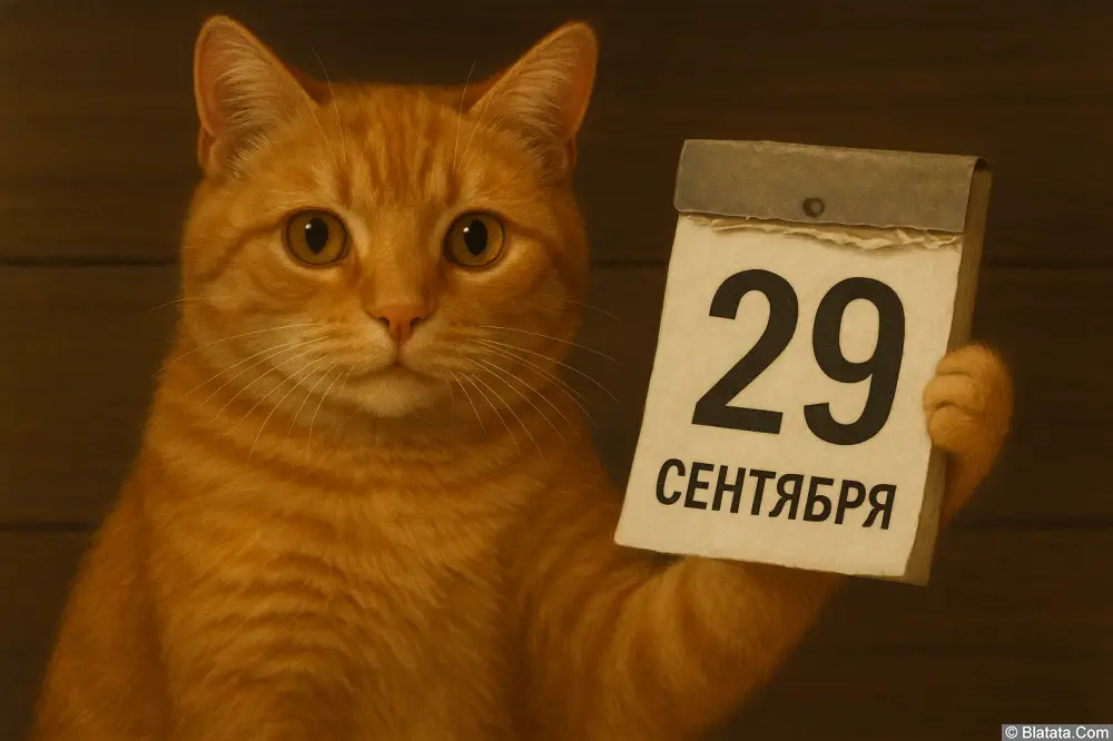 Знаменательные даты: 29 сентября