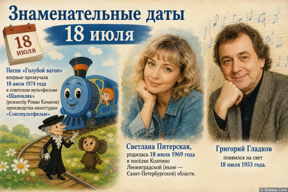 Знаменательные даты и знаковые события 18 июля Знаменательные даты и знаковые события 18 июля