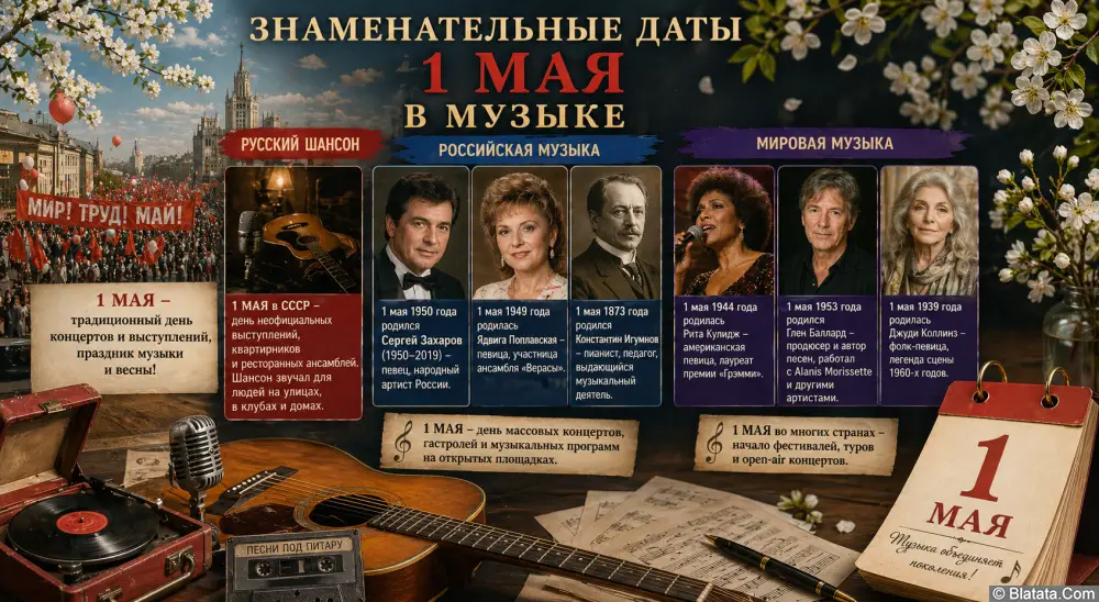 Знаменательные даты 1 мая