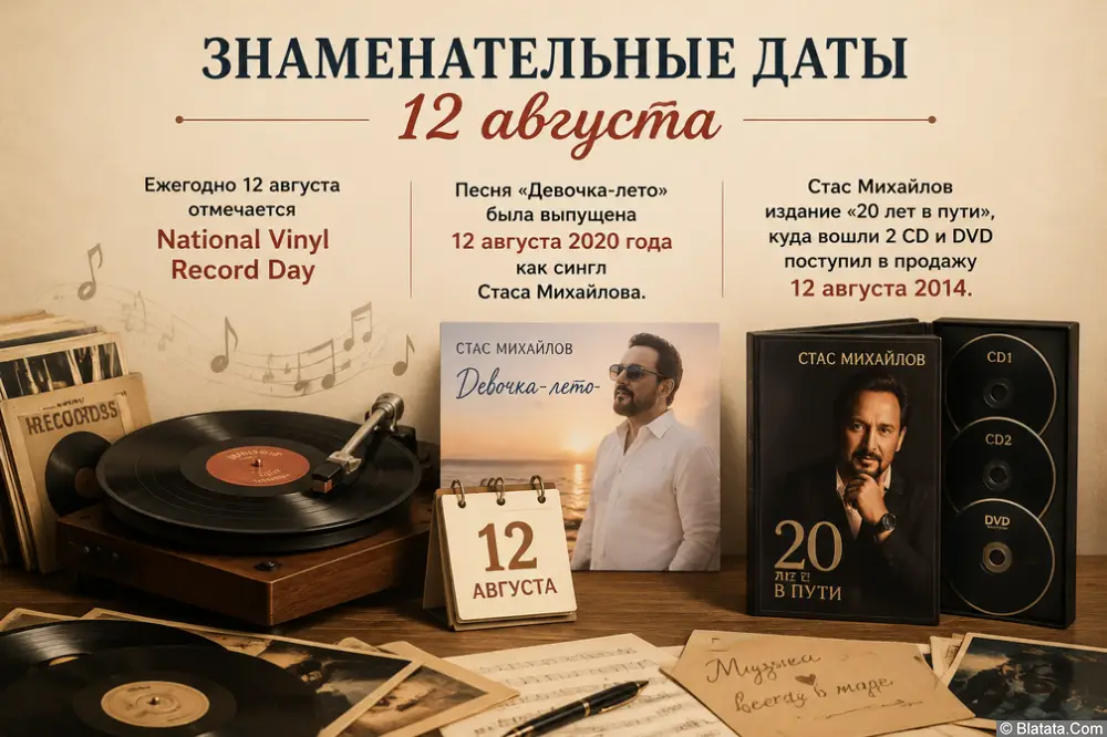 Знаменательные даты 12 августа