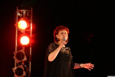 Ляля Рублёва 13 декабря 2008 года на фестивале Хорошая песня 3