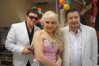 Владимир Стольный с коллегами на концерте 19 августа 2014 года