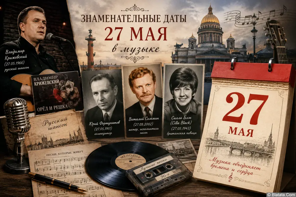 Знаменательные даты 27 мая
