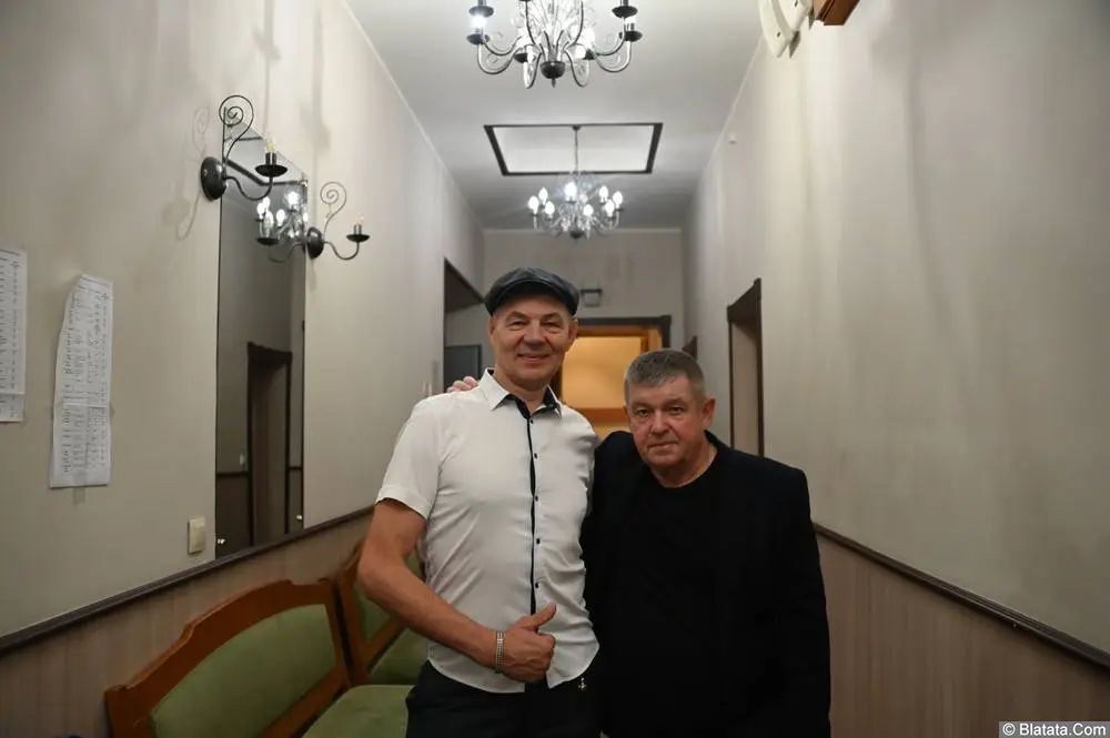 Олег Магадан перед выступлением