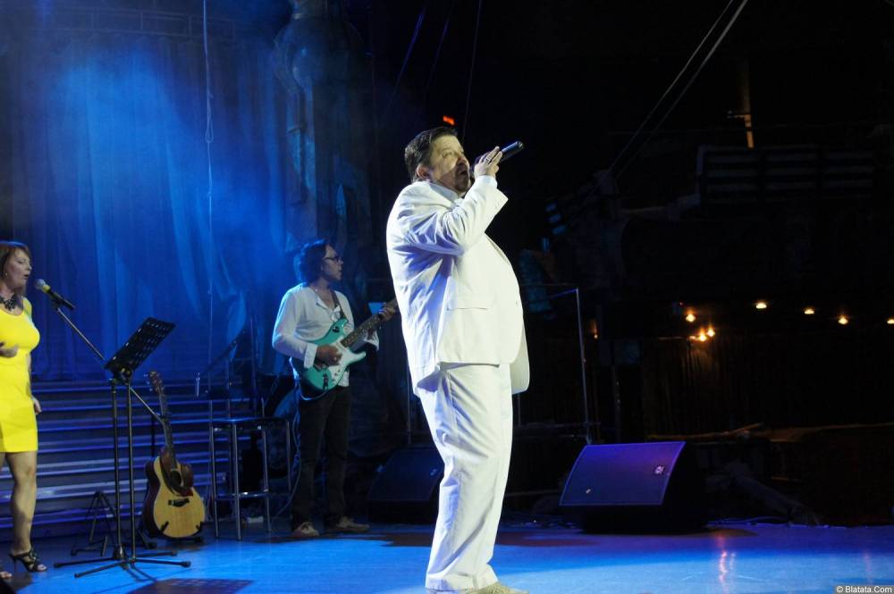 Владимир Стольный на сцене на концерте 19 августа 2014 года