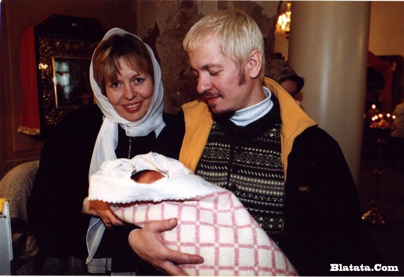 Ольга и Алексей крещение дочки Анатолии 2000 год